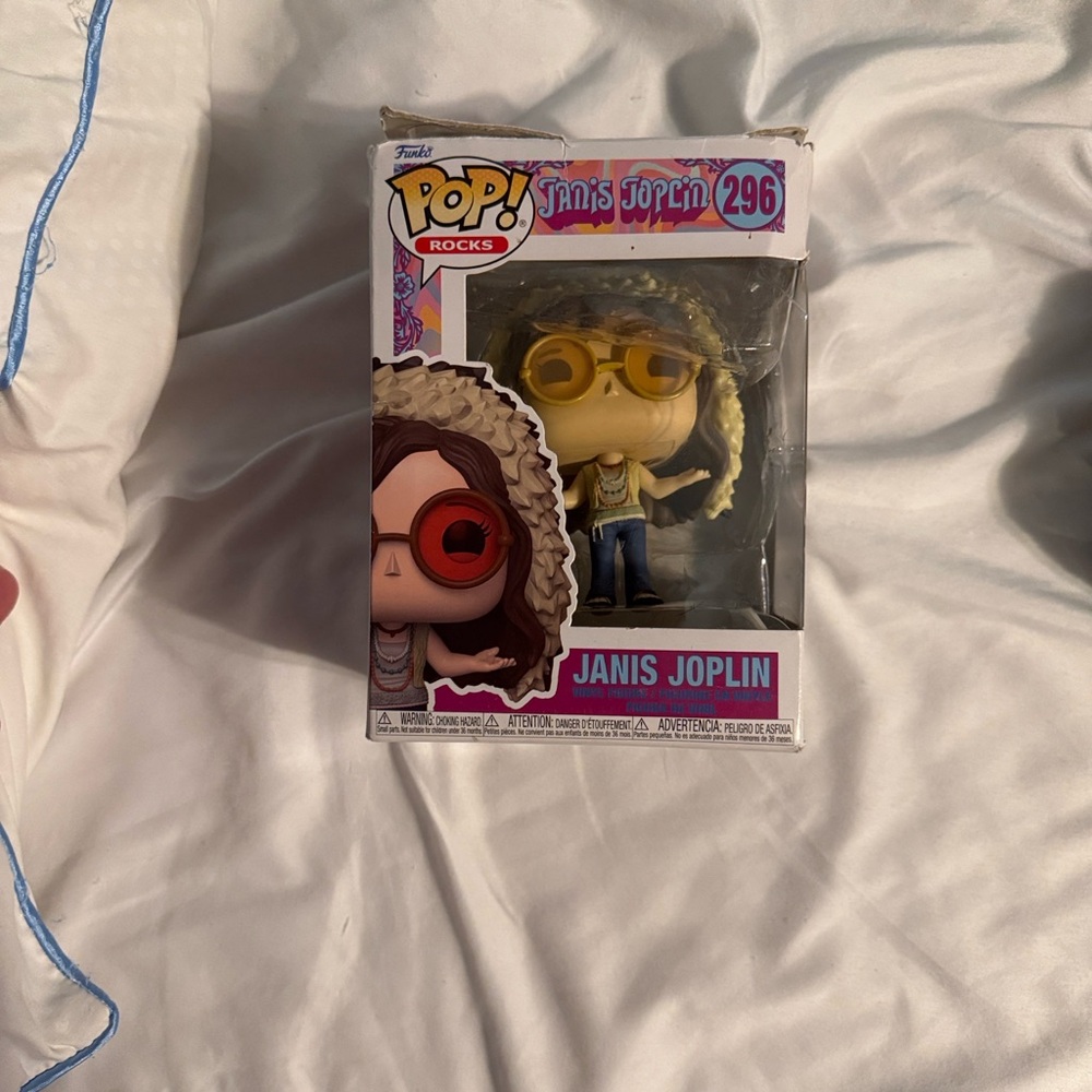 Funko Pop! Rocks Janis Joplin Vinyl Figure - Yellow, Red, Pink, Blue